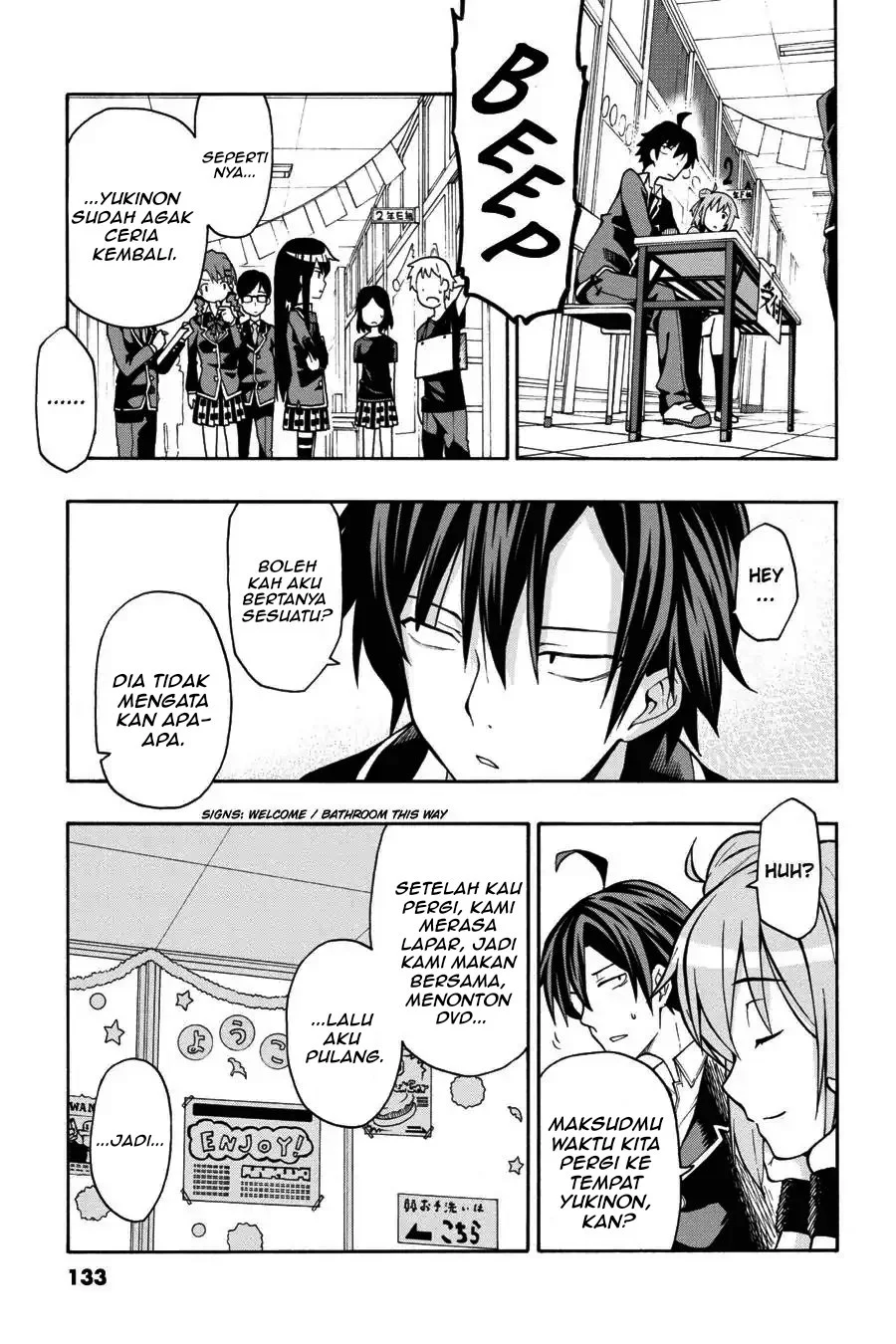 Yahari Ore no Seishun Love Come wa Machigatteiru @comic Chapter 39 Gambar 9