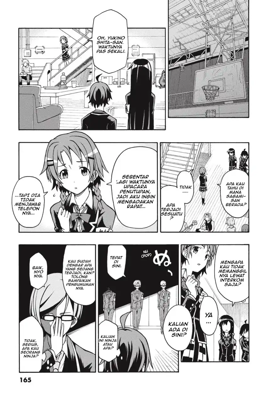 Yahari Ore no Seishun Love Come wa Machigatteiru @comic Chapter 40 Gambar 11