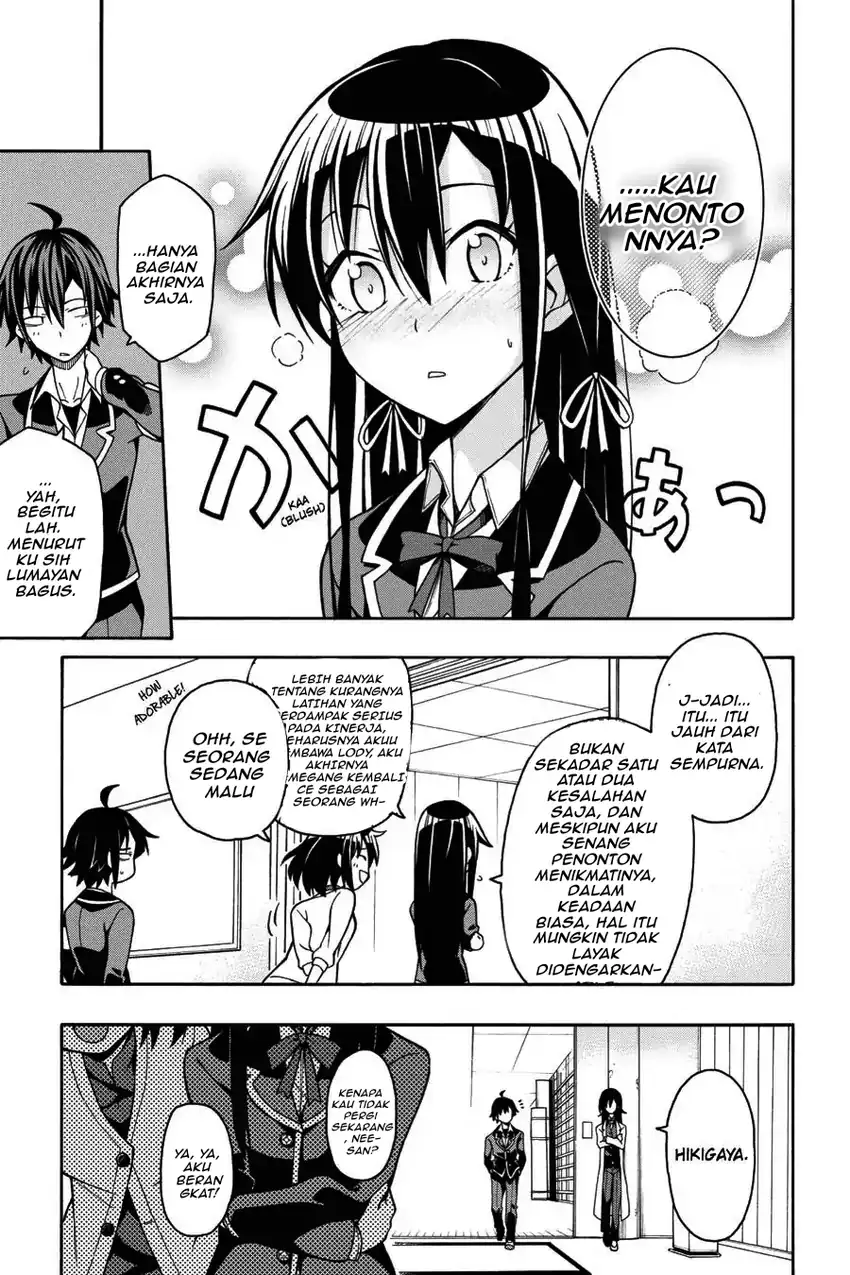 Yahari Ore no Seishun Love Come wa Machigatteiru @comic Chapter 42 Gambar 7