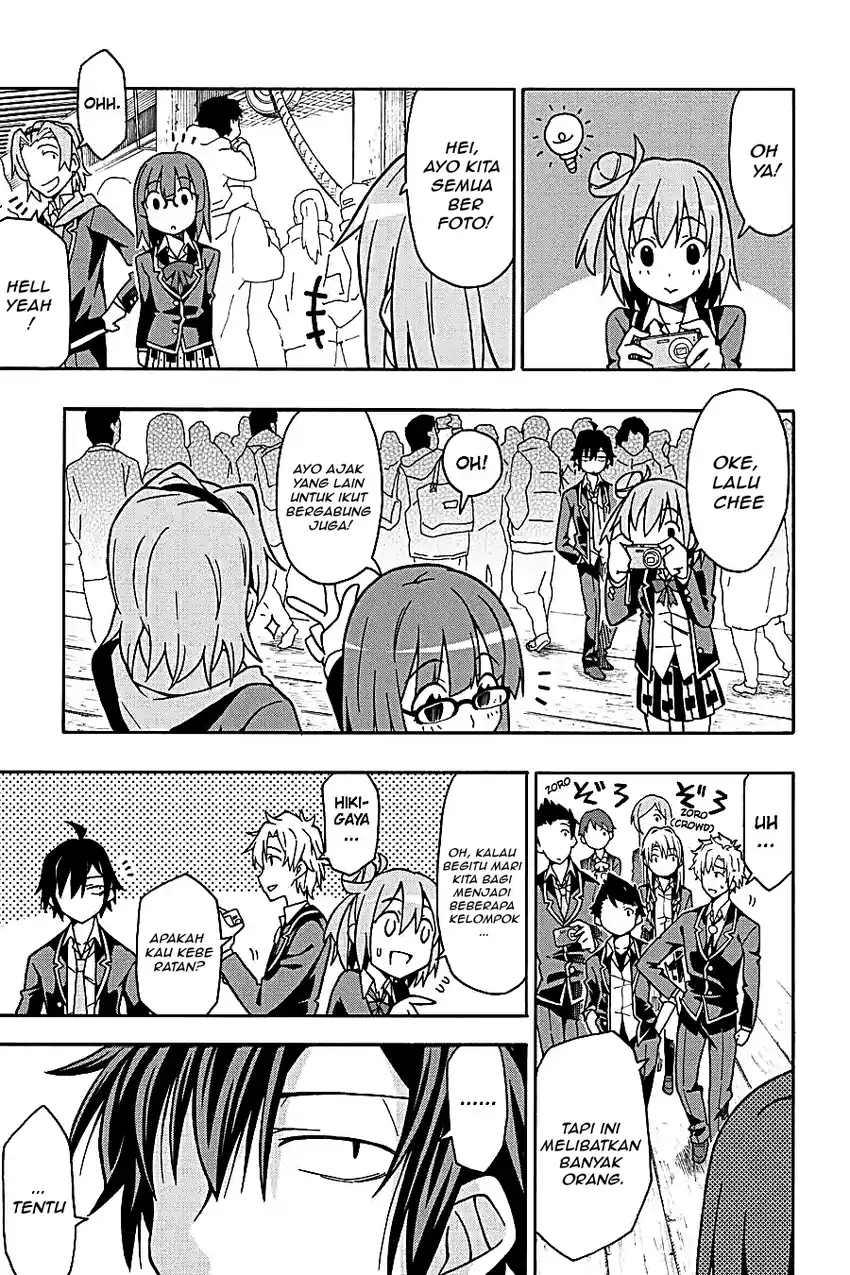 Yahari Ore no Seishun Love Come wa Machigatteiru @comic Chapter 50 Gambar 10