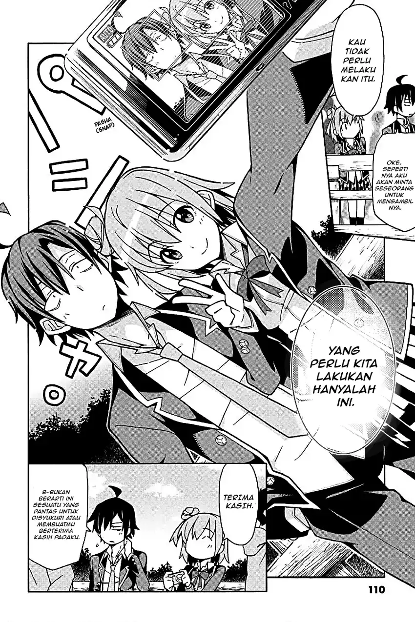 Yahari Ore no Seishun Love Come wa Machigatteiru @comic Chapter 50 Gambar 9