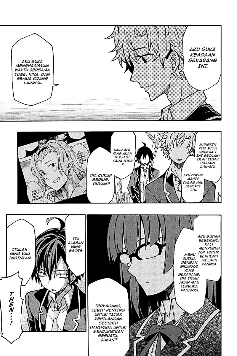 Yahari Ore no Seishun Love Come wa Machigatteiru @comic Chapter 52 Gambar 11