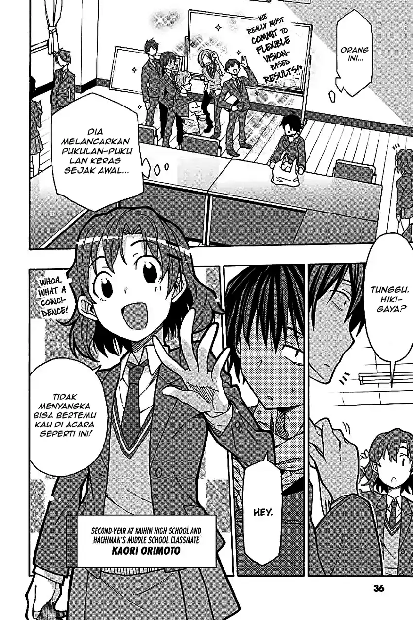 Yahari Ore no Seishun Love Come wa Machigatteiru @comic Chapter 59 Gambar 8