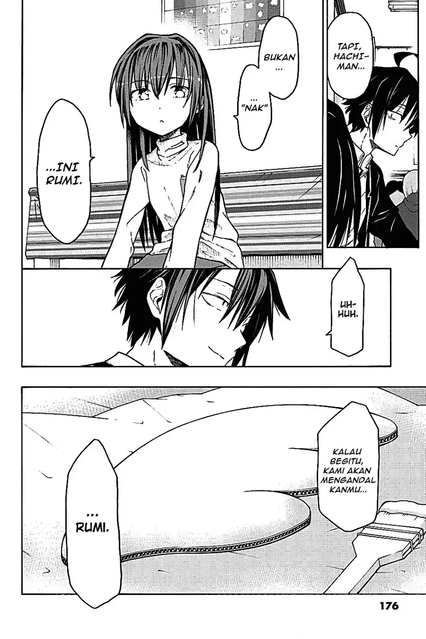 Yahari Ore no Seishun Love Come wa Machigatteiru @comic Chapter 69 Gambar 13
