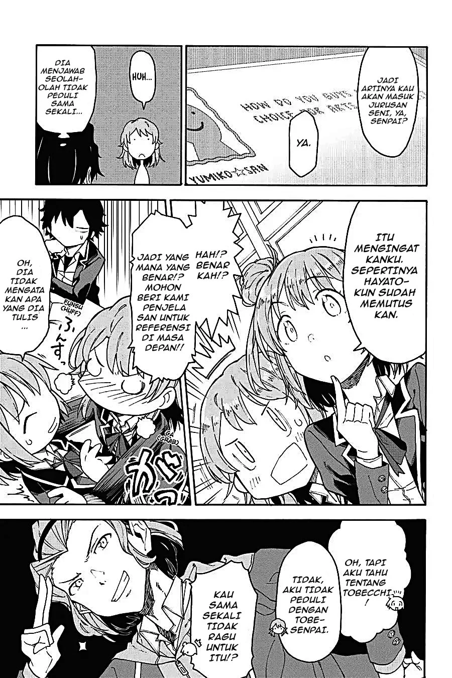 Yahari Ore no Seishun Love Come wa Machigatteiru @comic Chapter 75 Gambar 8