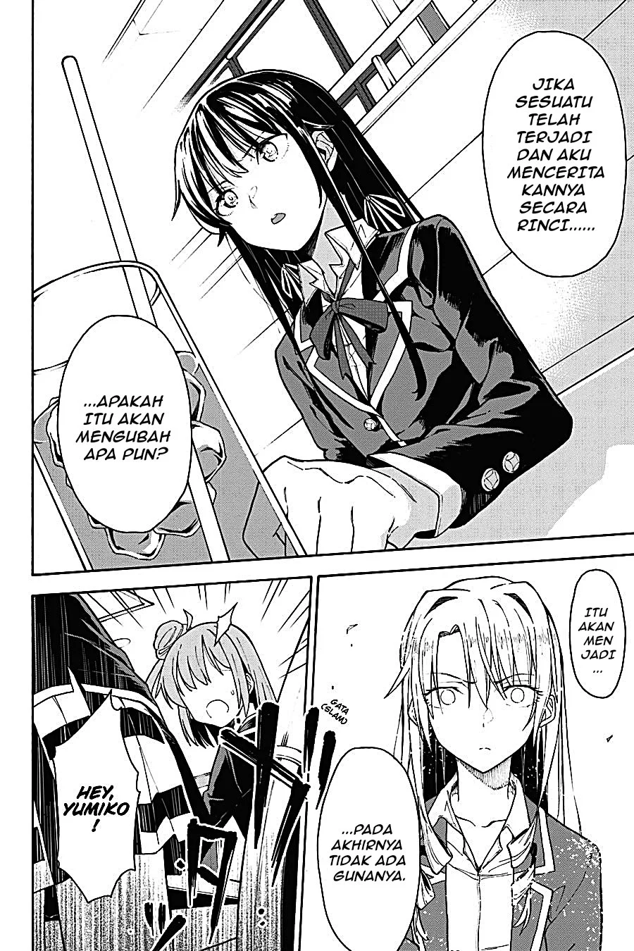 Yahari Ore no Seishun Love Come wa Machigatteiru @comic Chapter 76 Gambar 8