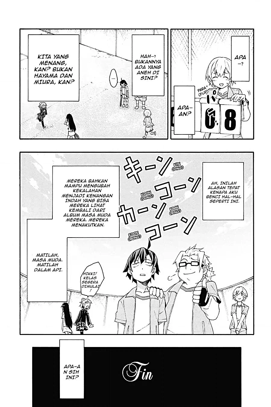 Yahari Ore no Seishun Love Come wa Machigatteiru @comic Chapter 8.2 Gambar 6