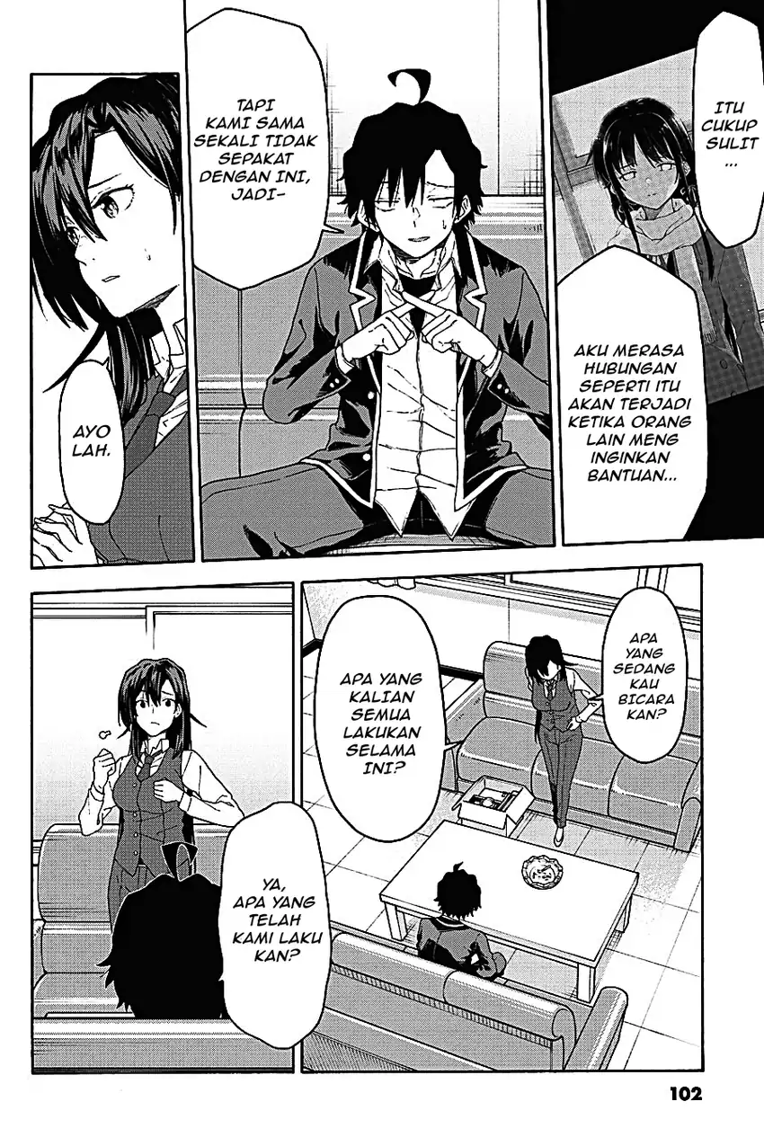 Yahari Ore no Seishun Love Come wa Machigatteiru @comic Chapter 94 Gambar 8