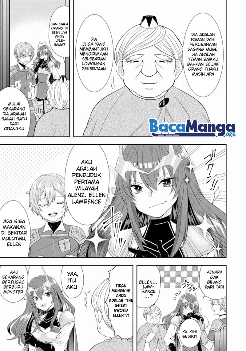 Tensei Ryoushu no Yuuryou Kaitaku: Zensei no Kioku o Ikashite White ni Tsutometara, Yuunou na Jinzai ga Atsumari Sugimashita Chapter 02.1 Gambar 6