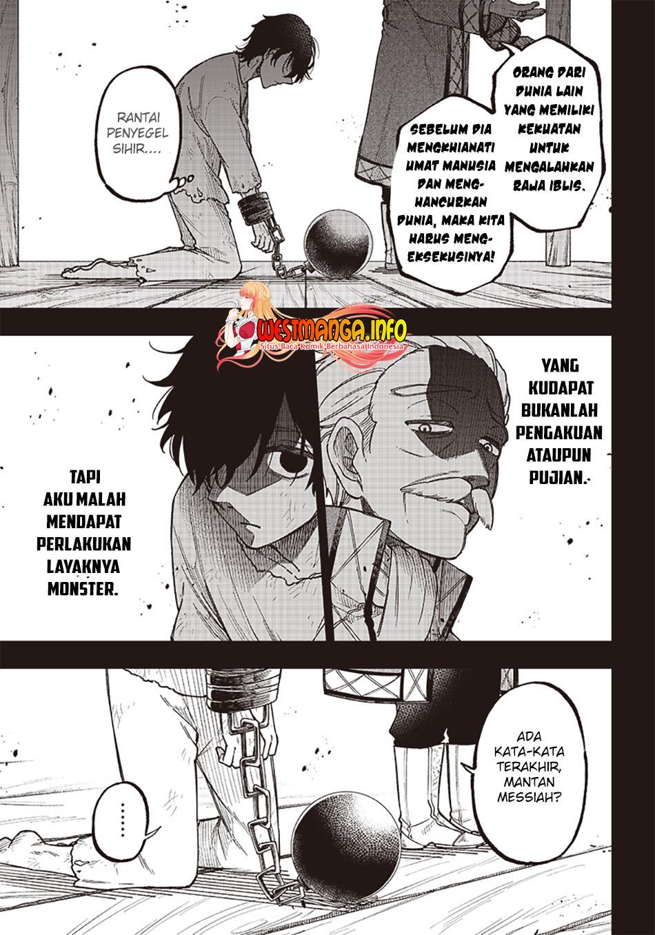Kyuuseishu MESHIA ~Isekai wo sukutta moto yuusha ga mamono no afureru genjitsu sekai wo musou suru~ Chapter 1 - Halaman 11