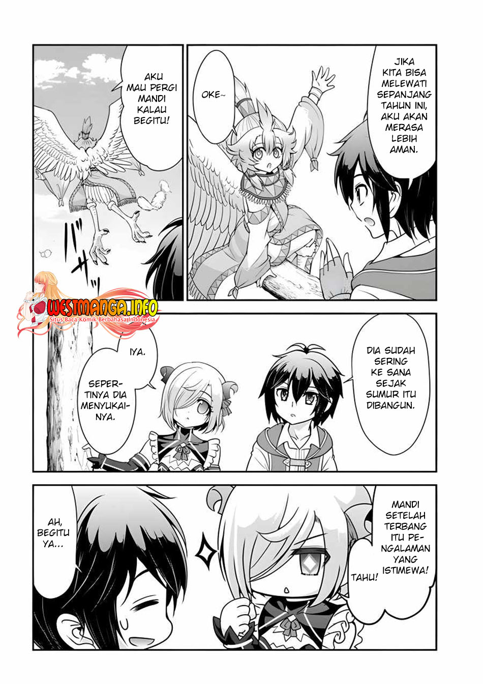 Tenohira Kaitaku Mura de Isekai Kenkokuki: Fueteku Yome-tachi to Nonbiri Mujintou Life (fix) Chapter 34 Gambar 8