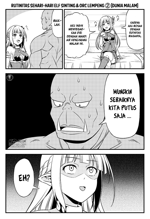 Hentai Elf to Majime Orc Chapter 9.5 halaman 7