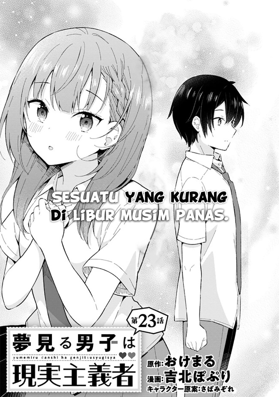 Yumemiru Danshi wa Genjitsushugisha Chapter 23 Gambar 9