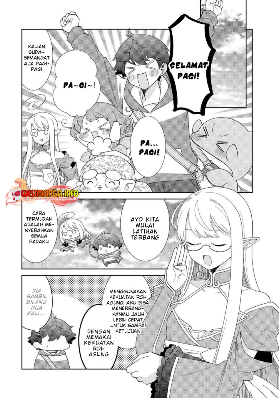 Seirei-tachi no Rakuen to Risou no Isekai Seikatsu Chapter 32 Gambar 8