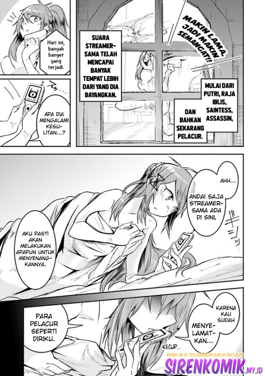 Isekai de Haishin Katsudou wo Shitara Tairyou no Yandere Shinja wo Umidashite Shimatta Ken Chapter 09 Gambar 6