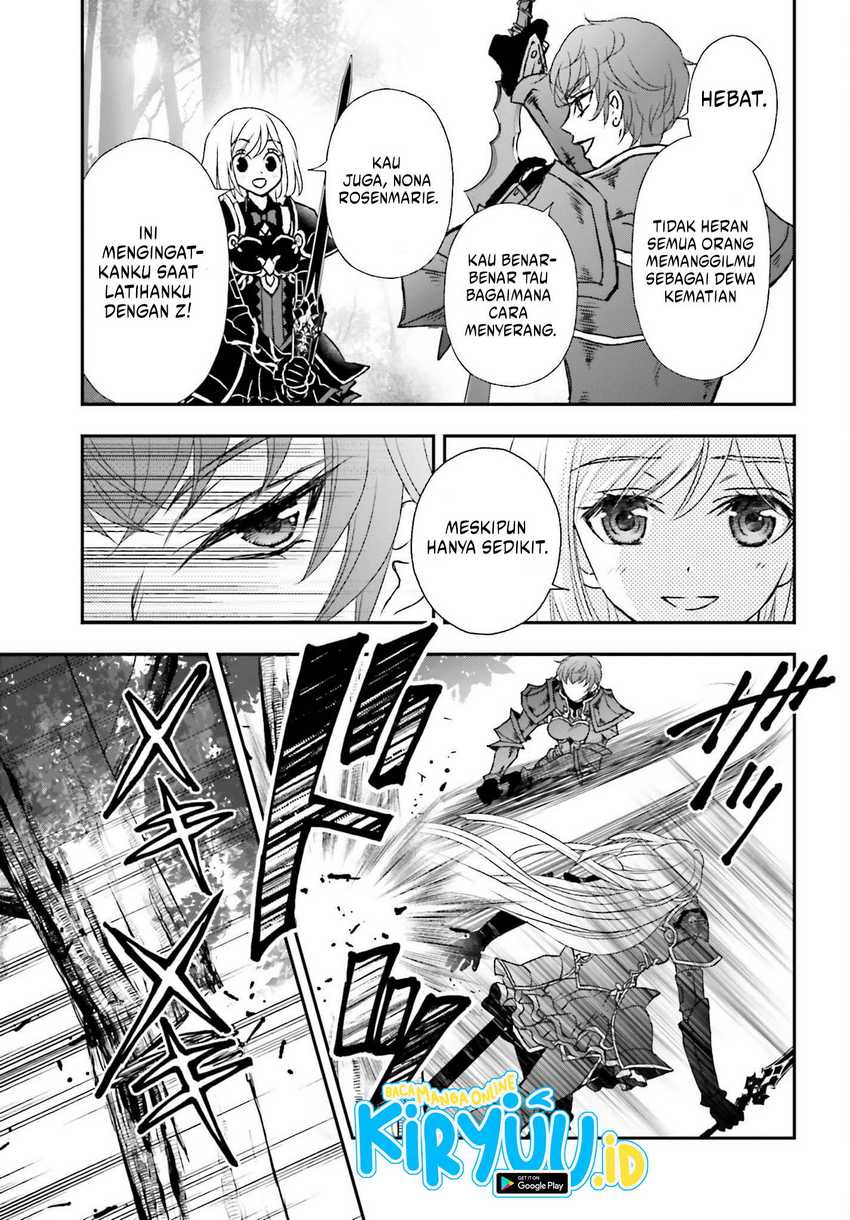 Shinigami ni Sodaterareta Shoujo wa Shikkoku no Tsurugi wo Mune ni Idaku Chapter 38 Gambar 8