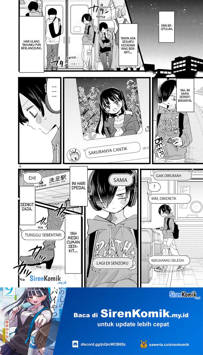 Boku no Kokoro no Yabai yatsu Chapter 92 Gambar 6