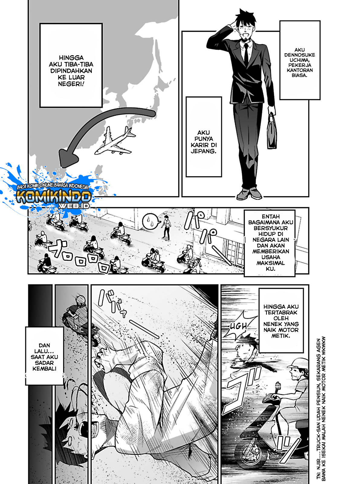 Salaryman Ga Isekai Ni Ittara Shitennou Ni Natta Hanashi Chapter 01 Gambar 7