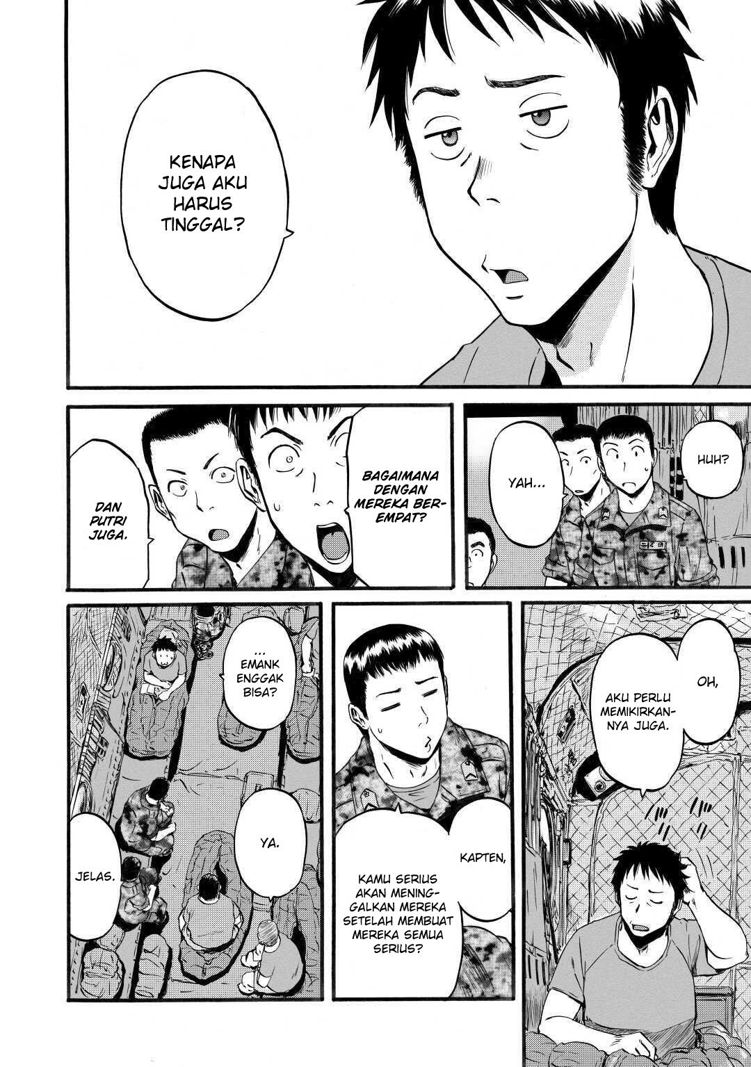 Gate – Jietai Kare no Chi nite Kaku Tatakeri Chapter 96 Gambar 10
