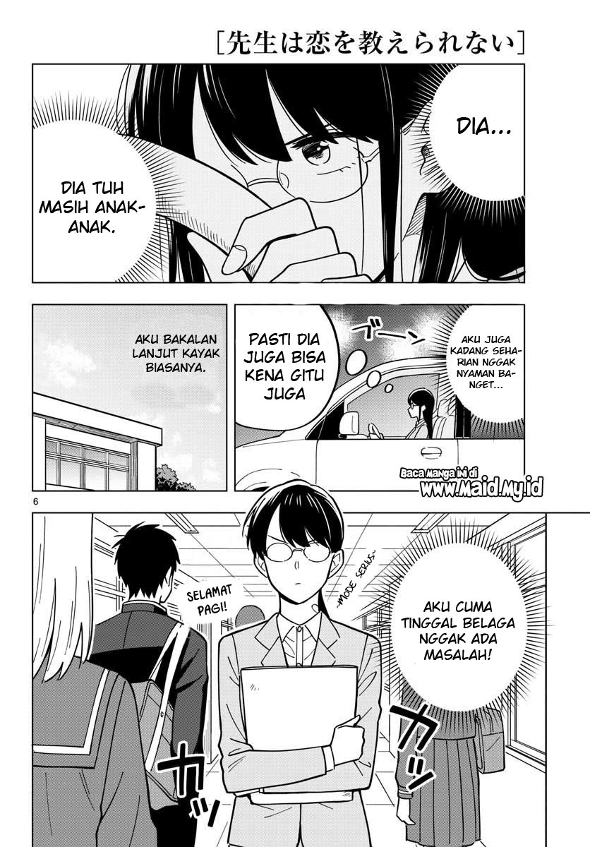 Sensei wa Koi wo Oshierarenai Chapter 30 Gambar 8