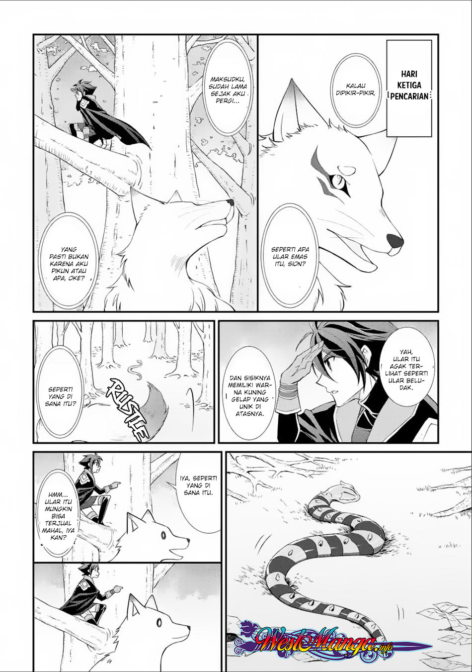 Shikkoku tsukai no saikyo yusha nakama zen’in ni uragira retanode saikyo no mamono Chapter 03.1 Gambar 12